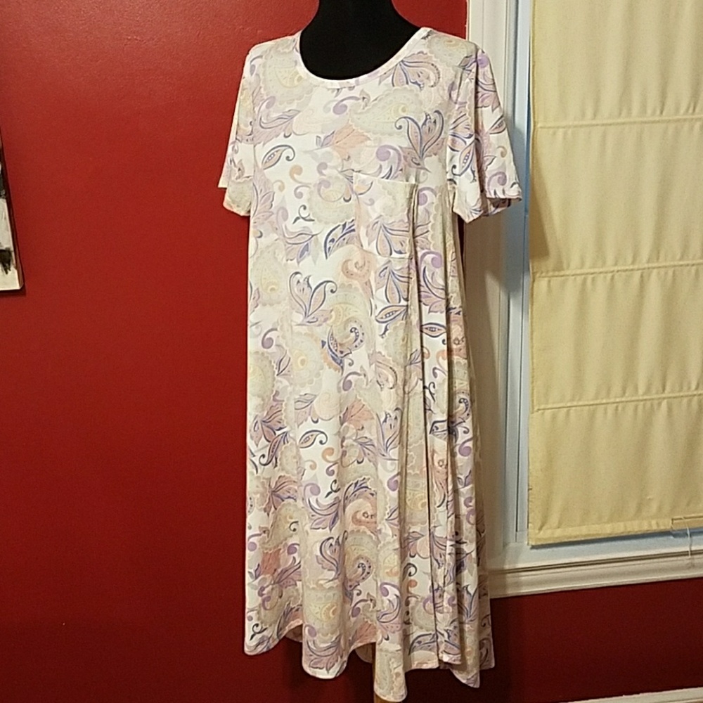 Lularoe Carly dress, size M EUC